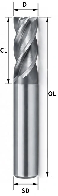flat end mill size 2